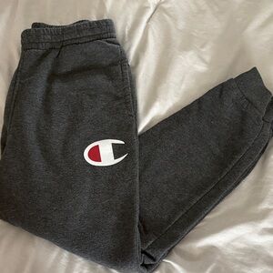 Champion Kids' Dark Gray Sweatpants with Logo